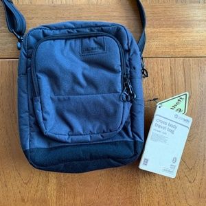 NWT Pacsafe anti-theft Cross Body travel bag